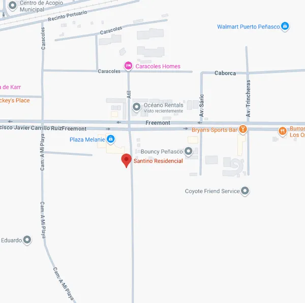 Santino Residencial Location Map
