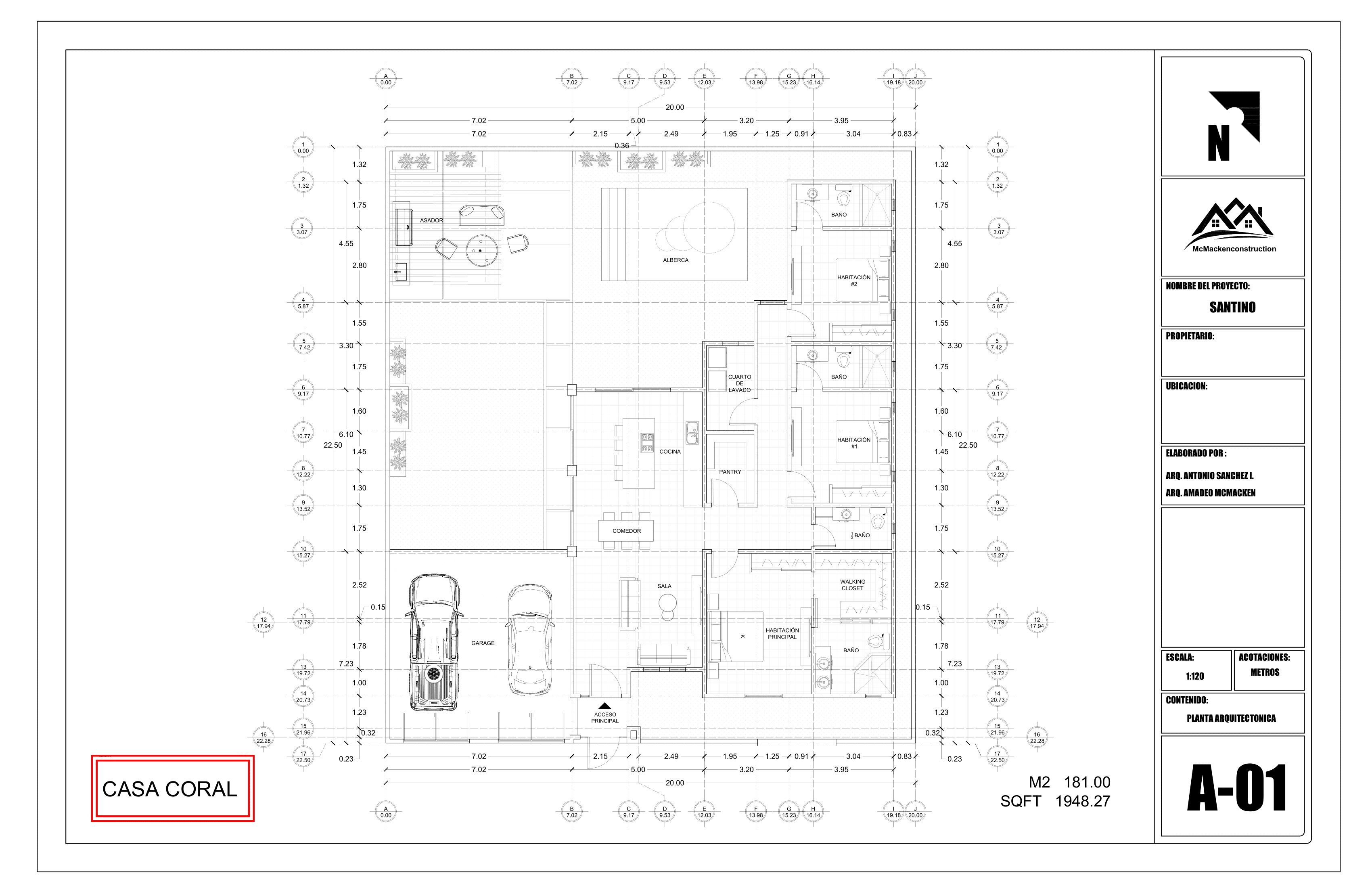 Casa Coral Floor Plan